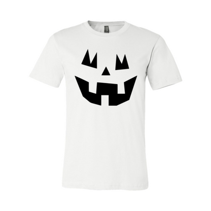 White Caeneus Halloween T-shirt with spooky graphic design, perfect for festive Halloween costumes or celebrations.