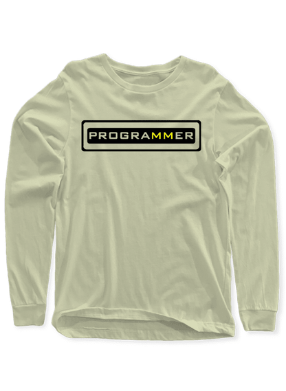 Scorpius programmer full sleeves T-shirt with a tech-inspired design, casual fit, and comfortable fabric.