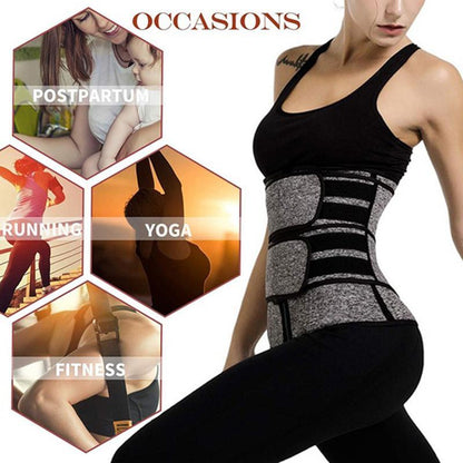 Red waist trainer from Jade, slimming sheath shapewear for women, designed to shape and reduce the tummy area.