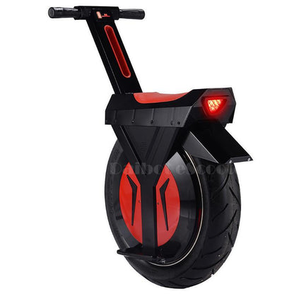 Blue Charlie Daibot electric monowheel scooter, single wheel electric scooter for home and garden use, with sleek design.