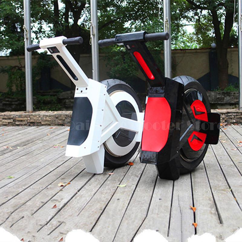 Blue Charlie Daibot electric monowheel scooter for home and garden, single-wheel electric scooter with sleek design.