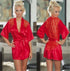 Black satin plus size women&