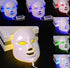 Blue Charlie LED Photon PDT facial mask with 7 color lights for skin rejuvenation and facial skin care.