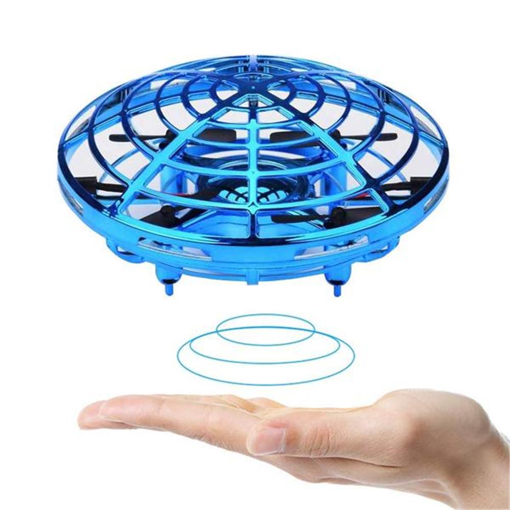 Jade mini RC drone helicopter with infrared induction, toy UFO flying helicopter, small remote-controlled aircraft for kids