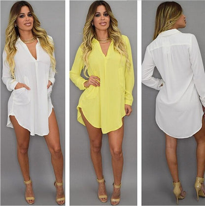 White chiffon women&