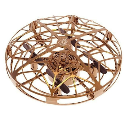 Mini Jade RC UFO drone toy with flying helicopter design, infrared induction aircraft suitable for kids and drone enthusiasts