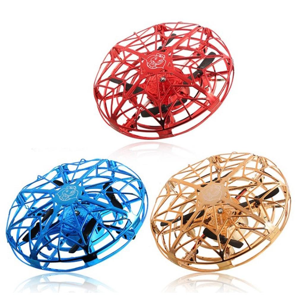 Jade flying mini drone helicopter with UFO design, infrared induction, RC toy aircraft, compact and lightweight for outdoor play