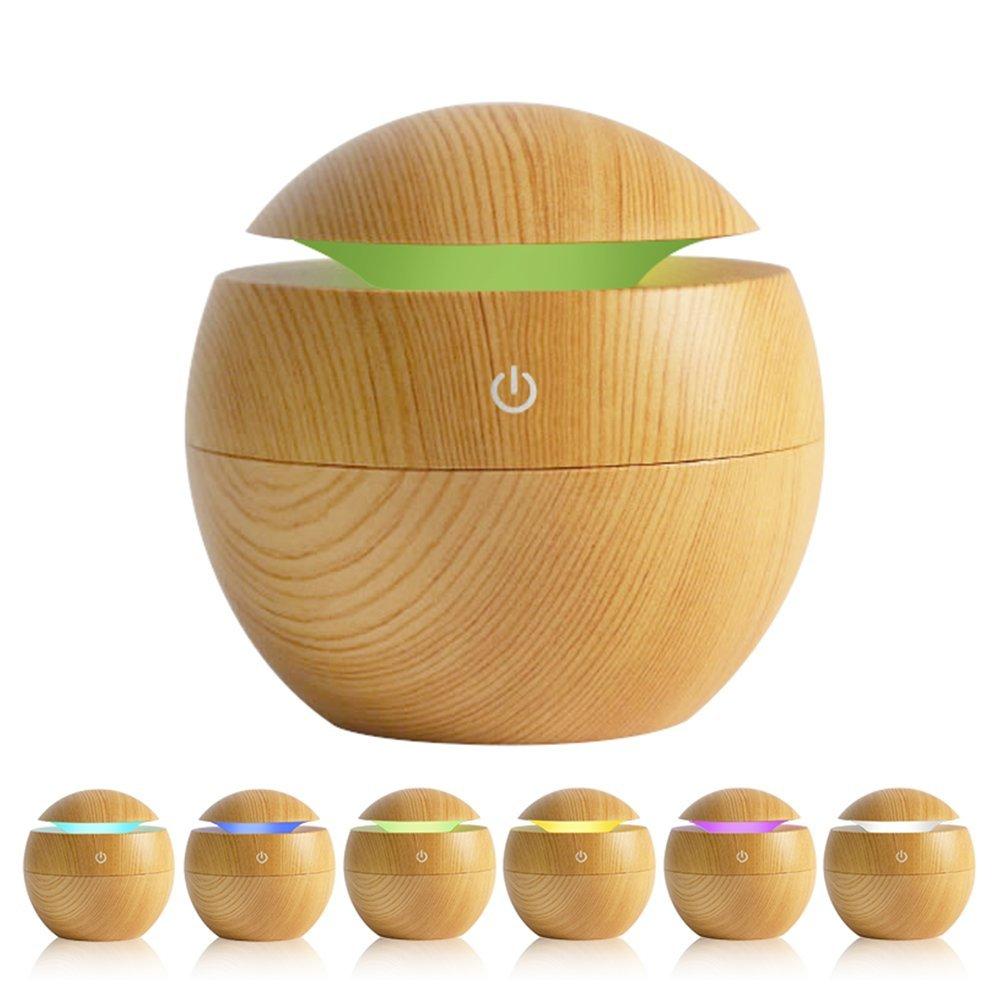 Women’s clothing from Jade, with a USB ultrasonic cool mist humidifier featuring 7 color-changing LED lights.