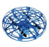 Jade mini RC drone UFO toy with infrared induction, flying helicopter design and remote control, suitable for indoor use.