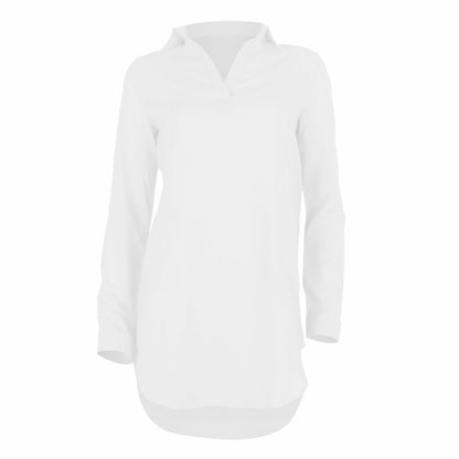 White chiffon women&