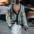 Spring digital printed men&