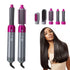 Blue Charlie 5-head multi-function hair curler and dryer for automatic curling, ideal for home hair styling.