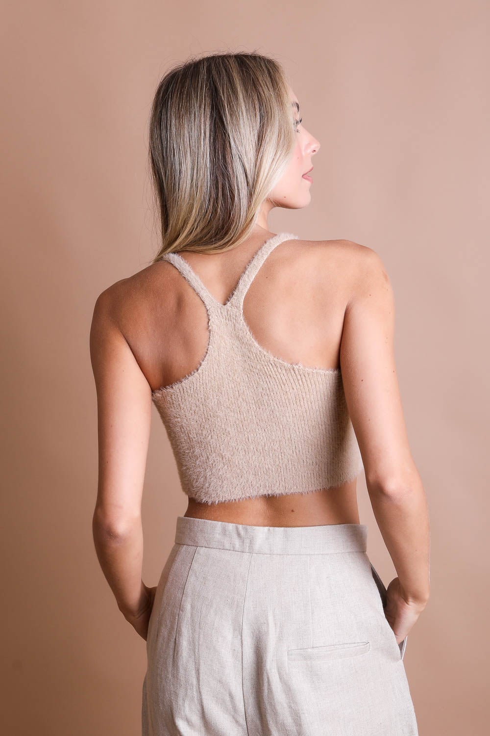 Start2Finish racerback cozy lounge brami, soft fabric, and cute design, perfect for comfortable casual wear.