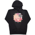 Red and black Nde (My Heart) hoodie by Grey Trillium, featuring bold design and comfortable sweater material.