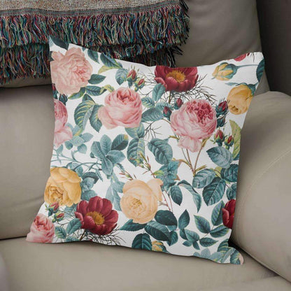 Vintage Garden VI 1 cushion by Scorpius featuring floral textile design and soft fabric for decorative or comfort use.