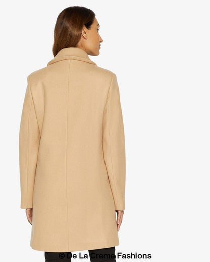 Rose Eleusis Sara Covert button-up coat, stylish jacket with front buttons and tailored fit, perfect for cool weather.