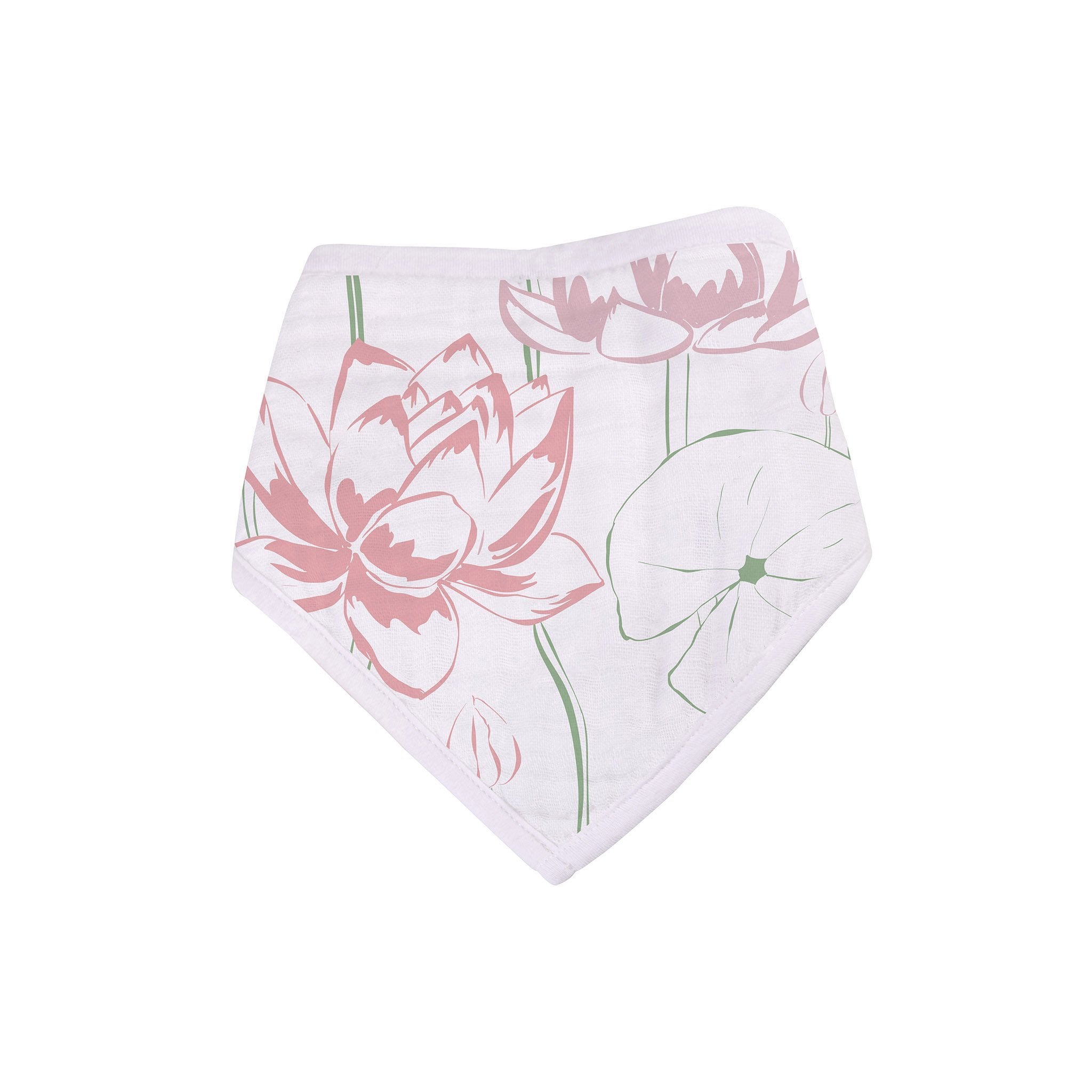 Four Lavender Charlie Under The Sea bamboo bandana bibs for kids and babies, featuring colorful ocean-themed designs.
