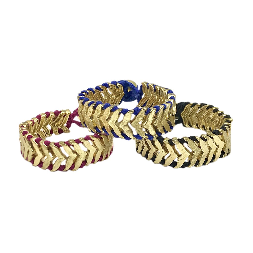 Ariel Rina Temple bracelet featuring a sleek slate and salt-toned cuff bracelet with modern, minimalist design.