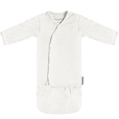 SleepyBeebi onesie with matching footmuff for babies, made by Ochre Athena, designed for cozy parenthood and baby comfort.