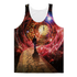 Sky Felix Space and Time Classic Sublimation adult tank top with vibrant space-themed design and comfortable fit.