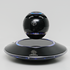 Black and white Levitating Bluetooth speaker by Pink Trillium, showcasing its floating design and sleek audio technology.