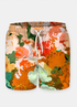 Sky Felix spring flower shorts T-shirt with vibrant floral design, casual fit, and colorful spring-inspired pattern.