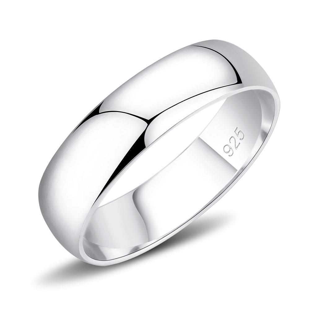 Sterling silver ring with no stone from Turquoise Tiger SS1375, showcasing a sleek, polished jewelry design.