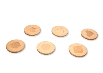 Red Oceanus Stepping Balance Stones for kids, colorful plastic furniture stones arranged in a playful pattern on the floor.