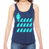 Indigo Tiger crazy cat lady tank top featuring a playful cat graphic and comfortable sleeveless design for cat lovers.