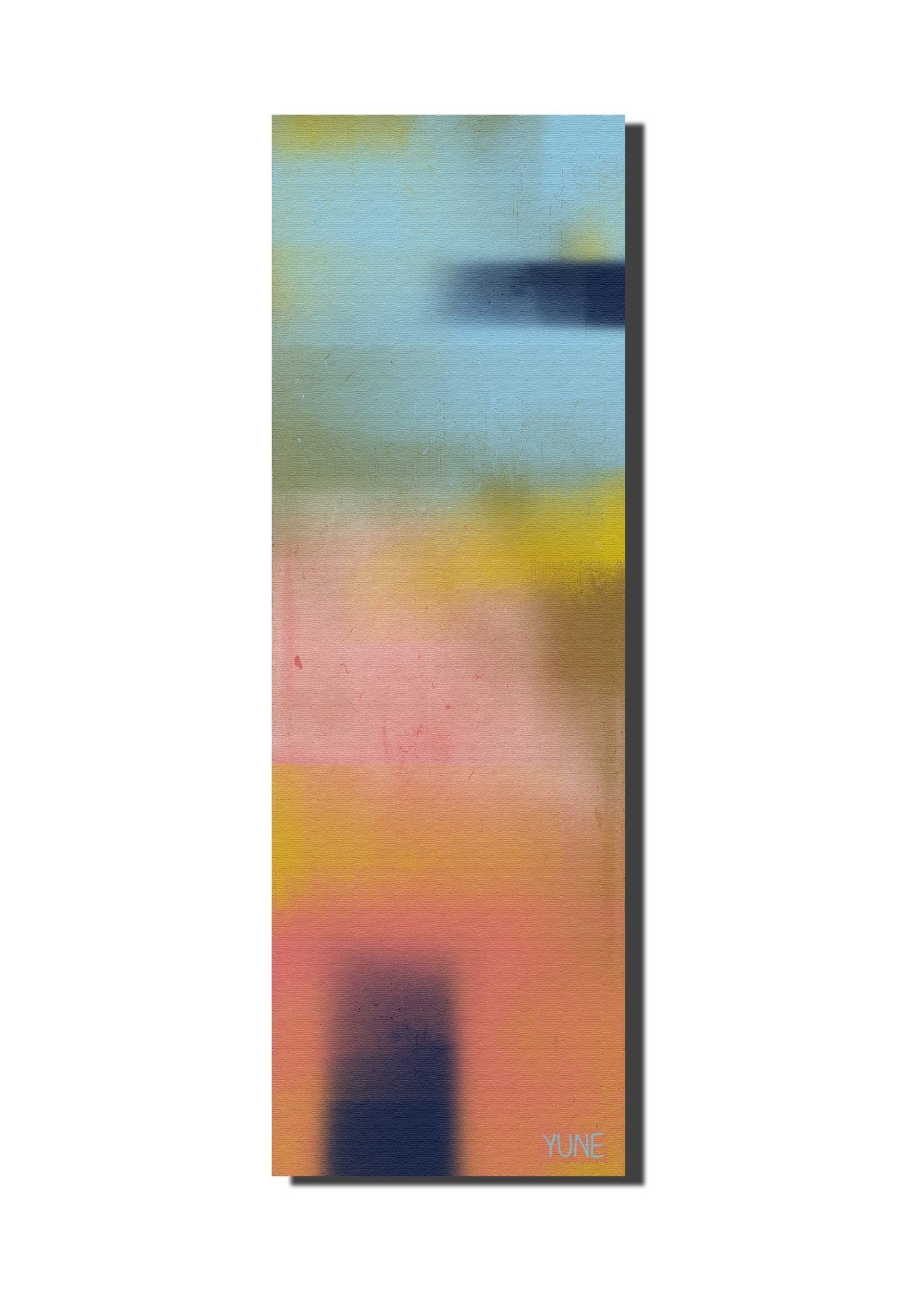 Libra Yoga Mat by Rose Sooty with non-slip grip, cushioned support, zodiac-inspired design for exercise and fitness.