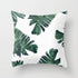 Scorpius cushion with vibrant banana leaf watercolor pattern, decorative textile pillow for living room or bedroom decor.