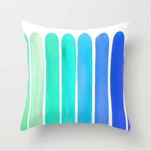Ocean blue decorative pillow from Scorpius featuring soft fabric and plush filling, perfect for home decor and comfort.