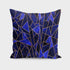 Scorpius Shattered Sapphire cushion with a textured, shattered blue pattern, designed for decorative textile and pillow use.
