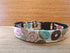 Green Thalassa small doughnut-patterned pet collar for dogs, featuring a colorful and comfortable design.