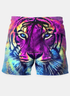 Sky Felix Tiger Szorty kąpielowe swim shorts featuring tiger print design, perfect for beach or poolside wear.