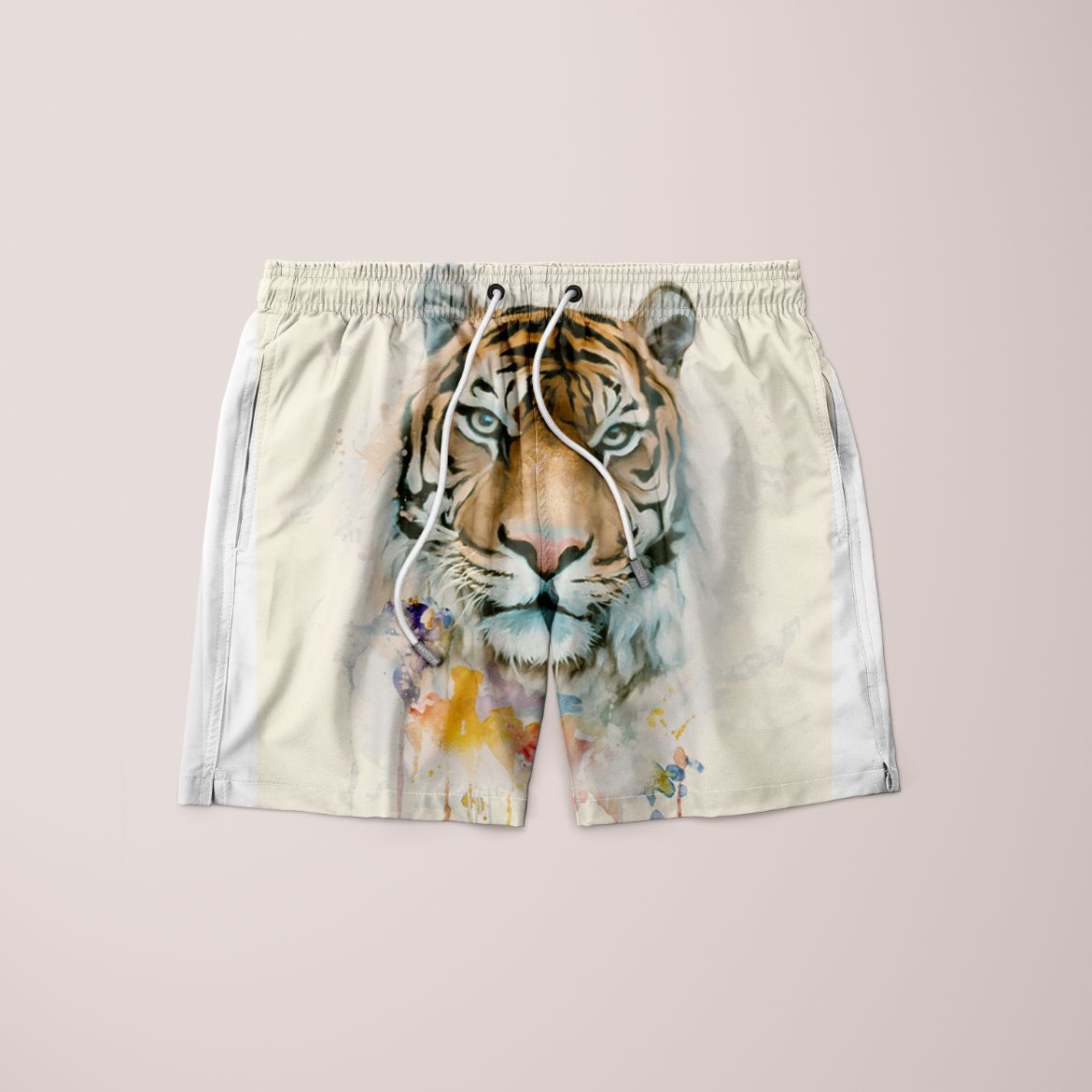 Bright Sky Felix Tiger Colors T-shirt featuring vibrant tiger stripe design, casual fit, and soft fabric for everyday wear.