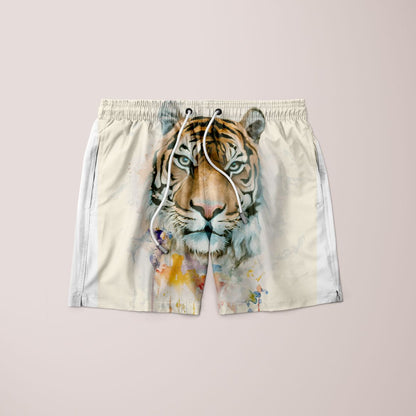 Bright Sky Felix Tiger Colors T-shirt featuring vibrant tiger stripe design, casual fit, and soft fabric for everyday wear.