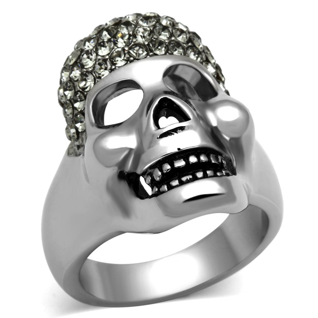 High polished stainless steel ring from Turquoise Tiger, showcasing a sleek, shiny finish without plating.