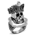 High polished stainless steel ring by Turquoise Tiger, showcasing a sleek, no-plating design with a smooth, shiny finish.