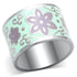 High polished stainless steel jewelry piece from Turquoise Tiger, showcasing a sleek, reflective surface in the image.