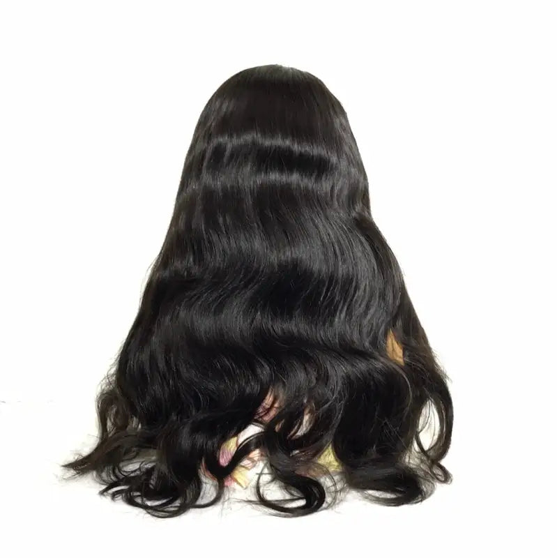 Peach Clymene U-nece U-part wig featuring premium human hair, natural hairline, and versatile styling options for a seamless look.