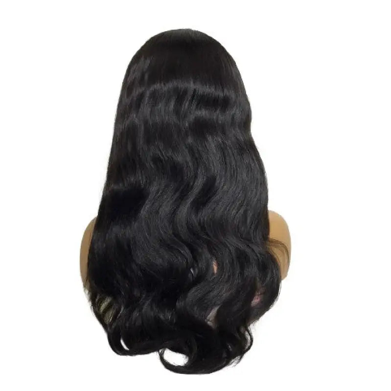 Peach Clymene U-nece versatile U part wig made of premium human hair, showcasing natural hair texture and customizable style options.