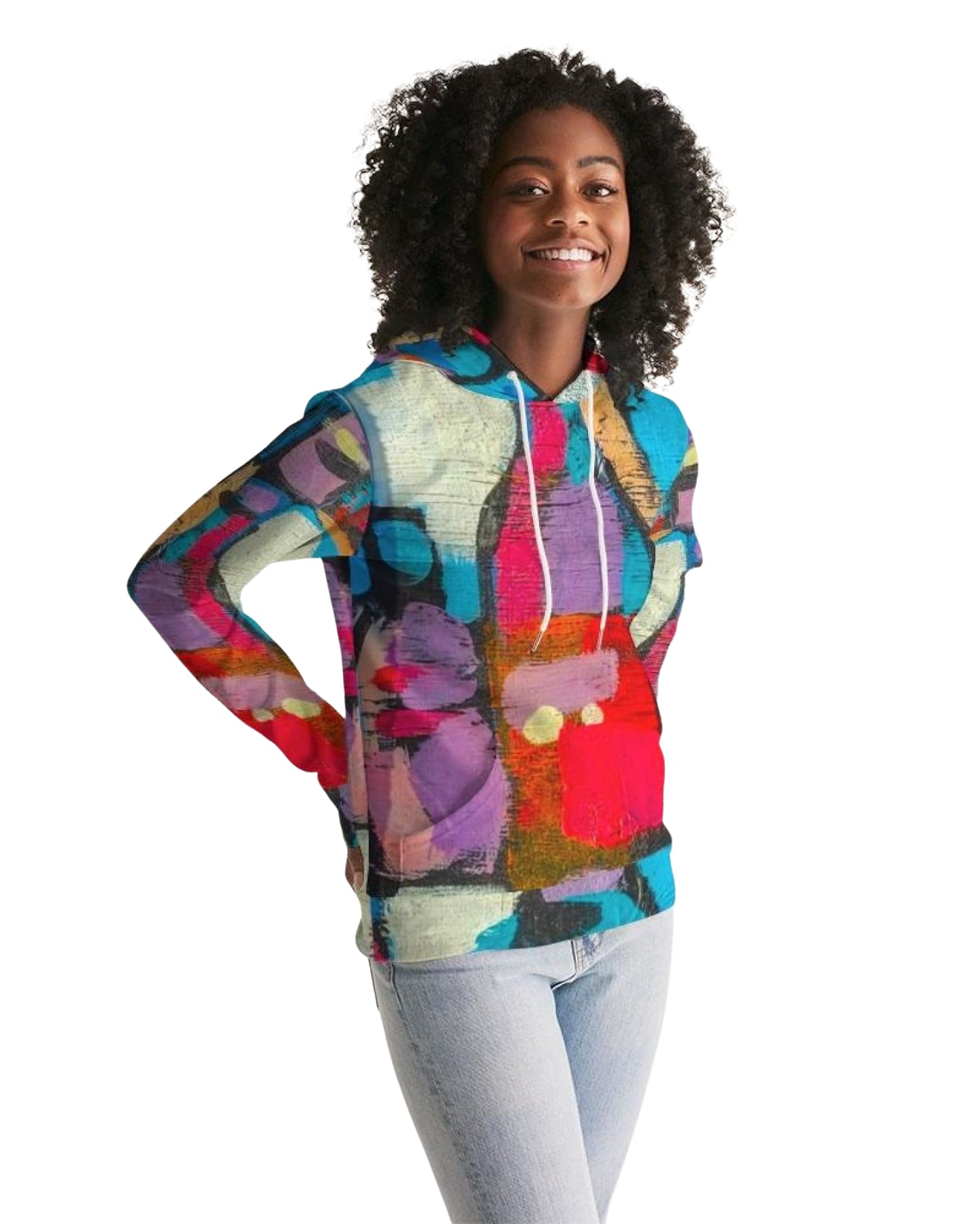 Multicolor graphic women&