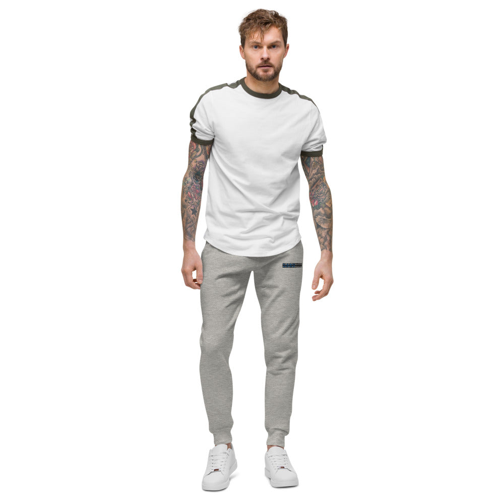 Beige Snowdrop 2882Sport™ Tropics Of OZ unisex fleece sweatpants in carbon grey, front view, comfortable casual women&