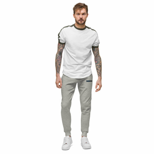 Start2Finish unisex fleece sweatpants in carbon grey with front pockets and relaxed fit, suitable for casual wear.