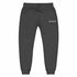 Charcoal heather Jacki Easlick Three Chickens unisex fleece sweatpants with a relaxed fit and comfortable design, by Yellow Eleusis.