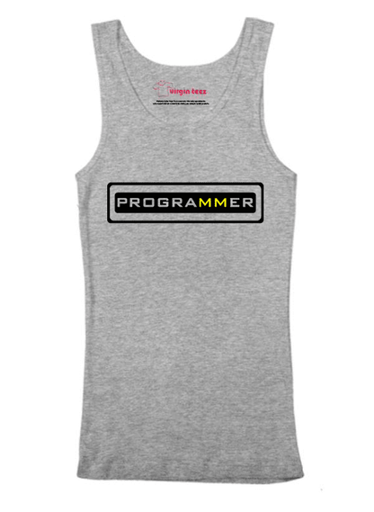 Scorpius programmer tank top, sleeveless casual top with printed design, lightweight fabric, perfect for tech enthusiasts and everyday wear.