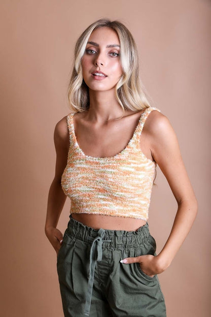 Whimsical Boucle Brami from Periwinkle Aether, featuring playful boucle fabric and delicate straps, perfect as a stylish accessories piece.