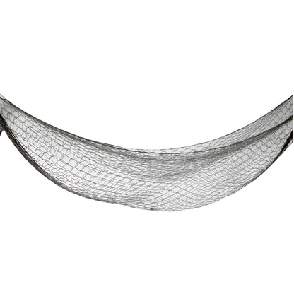 Lime Sycamore 7ft nylon hammock, portable and easy to set up, supports up to 220 lbs, ideal for home and garden relaxation.