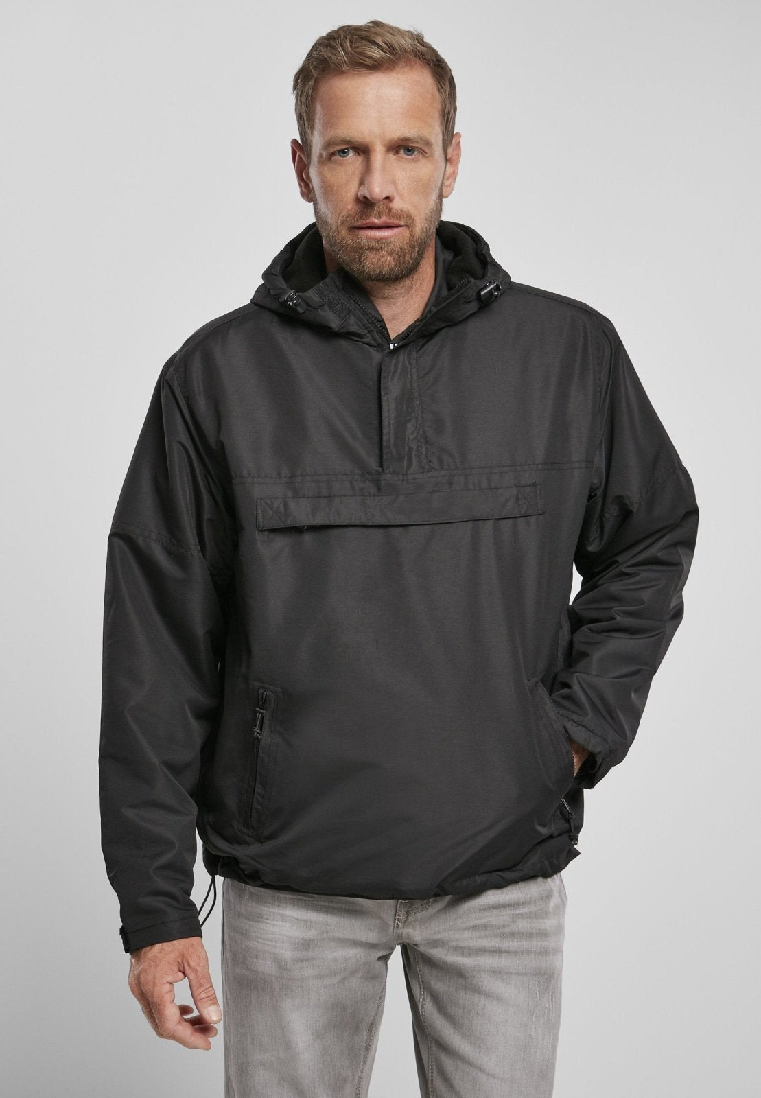 Callisto Essential Windbreaker in multiple colors, lightweight jacket with a hood, perfect for outdoor activities and casual wear.
